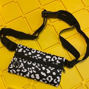 Black/white leopard Fanny Pack - never used.